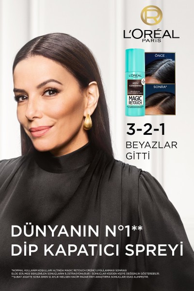 L’Oréal Paris Magic Retouch Beyaz Saçlar İçin Kapatıcı Sarı Saç Spreyi 75 Ml