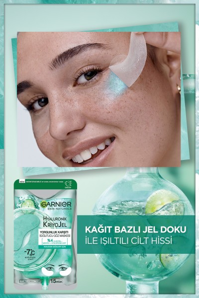 Garnier Hyaluronik Kriyojel Yorgunluk Karşıtı Soğutucu Göz Maskesi