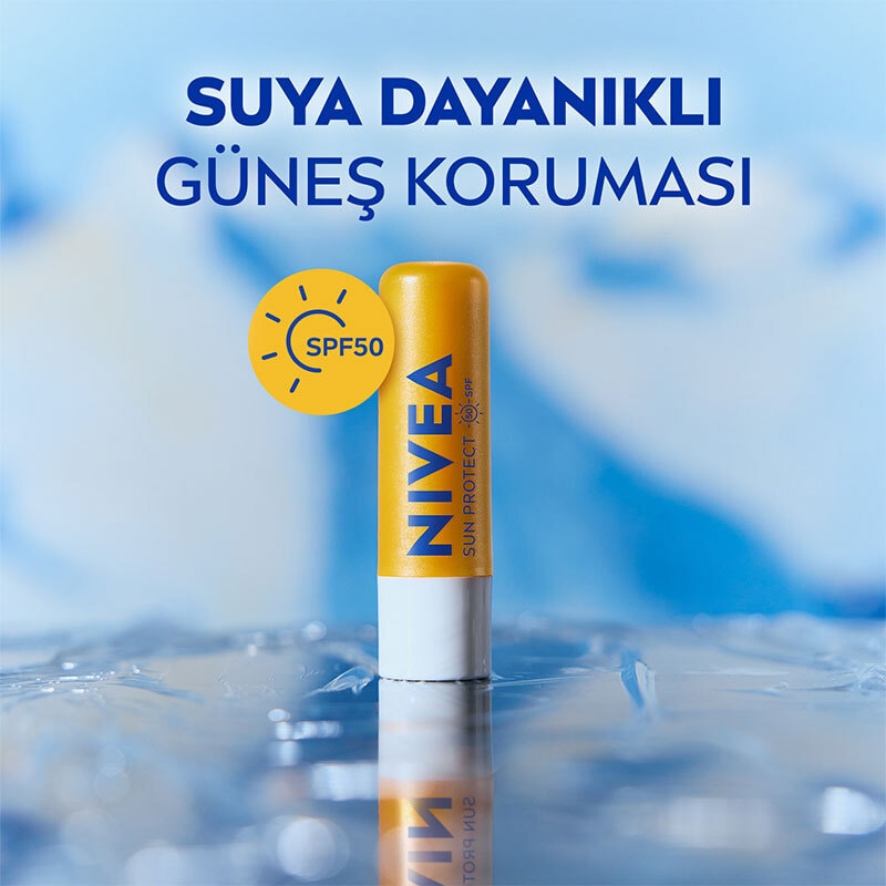 Nivea Sun SPF50 Yüksek Güneş Koruyucu Dudak Bakım Kremi 4.8 gr