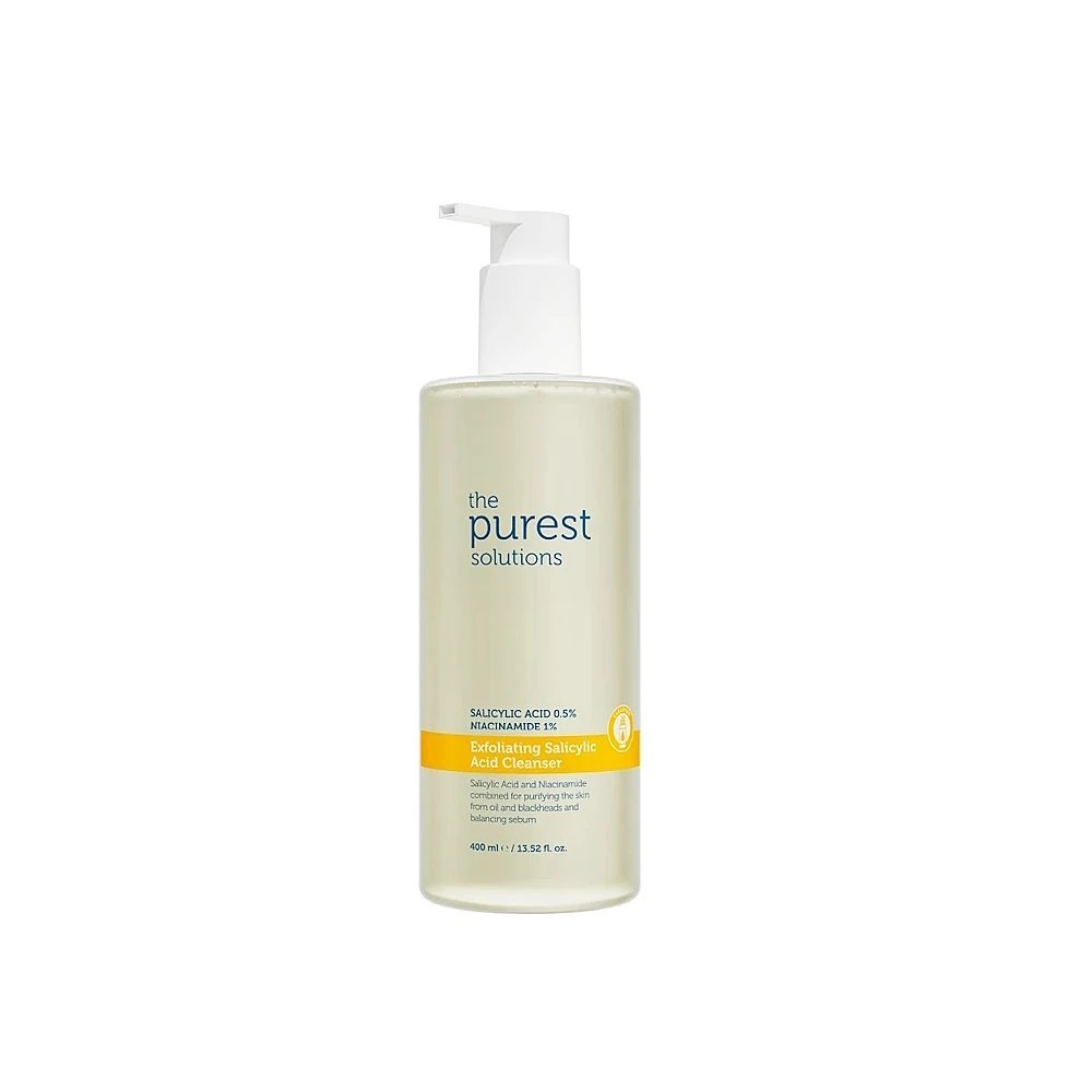 The Purest Solutions Exfoliating Salicylic Acid Cleanser 0,5% Salicylic Acid, 1%Niacinamide 400 ml