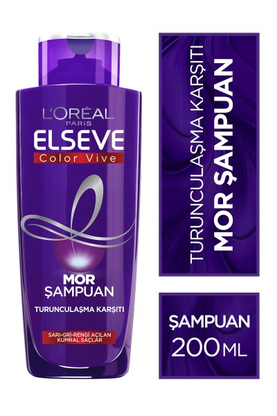 L'Oréal Paris Elseve Turunculaşma Karşıtı Mor Şampuan 200ml