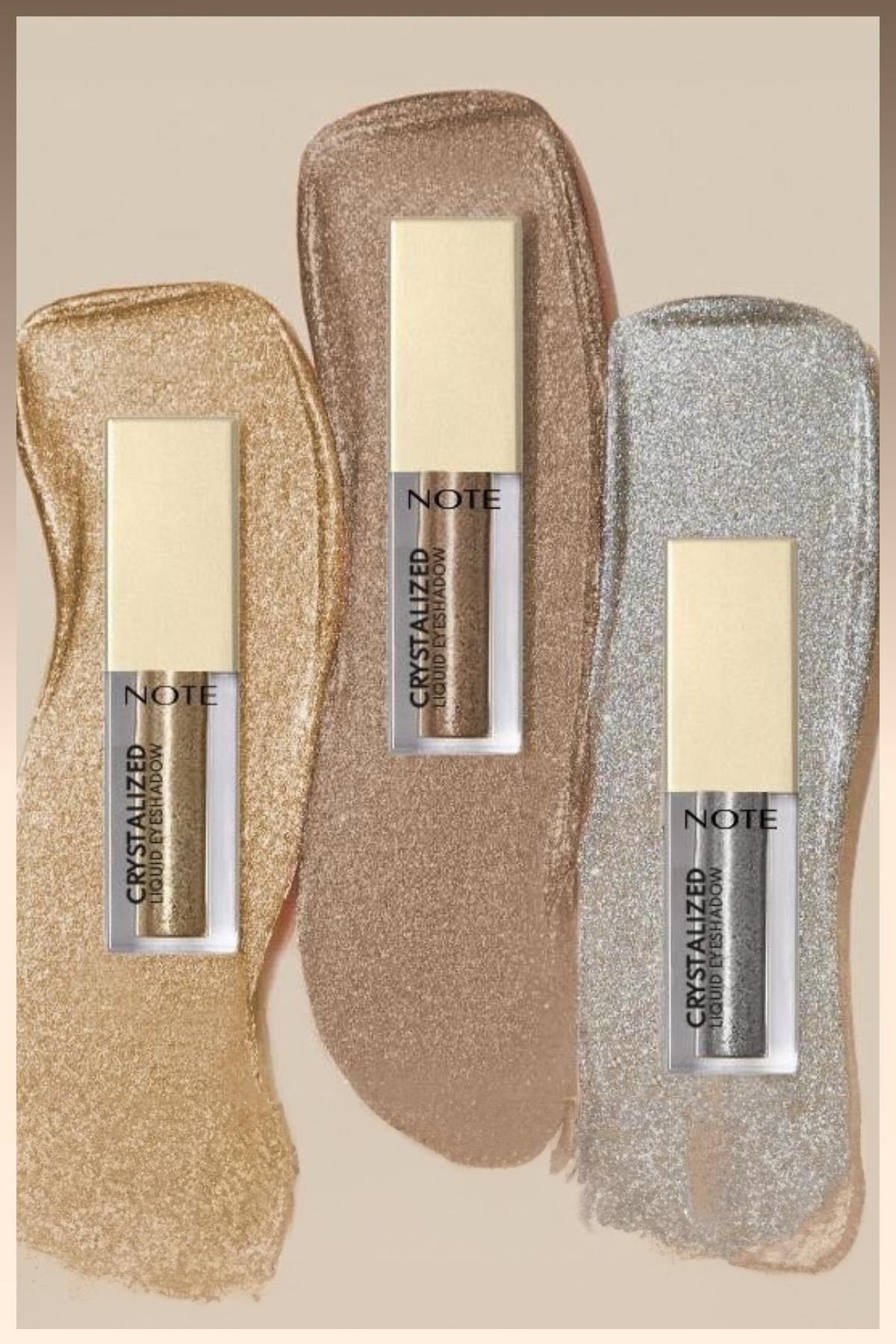 Note Crystalized Liquid Eyeshadow Likit Metalik Göz Farı - 08 Vintage Bronze