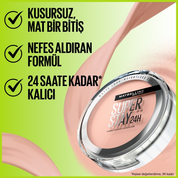 Maybelline New York Superstay Hibrit Pudra-Fondöten - 30