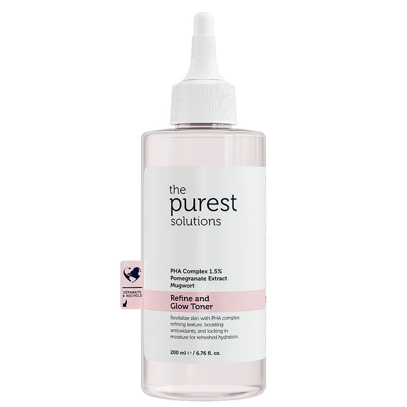 The Purest Solutions Hassas Ciltler İçin Arındırıcı ve Aydınlatıcı PHA Pembe Tonik 200 ml