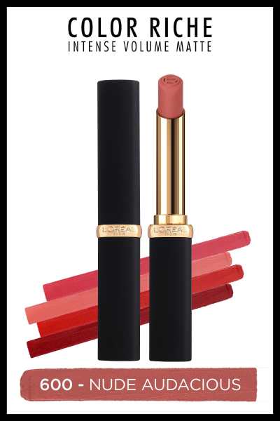 L'Oréal Paris Color Riche Intense Volume Matte Ruj - 600 Nude Audacious