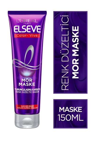 L'Oréal Paris Elseve Turunculaşma Karşıtı Renk Düzeltici Mor Maske 150ml