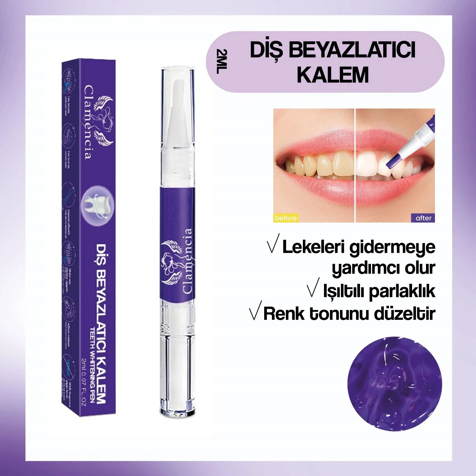 Clamencia Diş Beyazlatma Kalemi