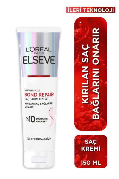 L'Oréal Paris Bond Repair Tüm Yıpranmalar İçin Saç Bağlarını Onarıcı Bakım Kremi 150 ml