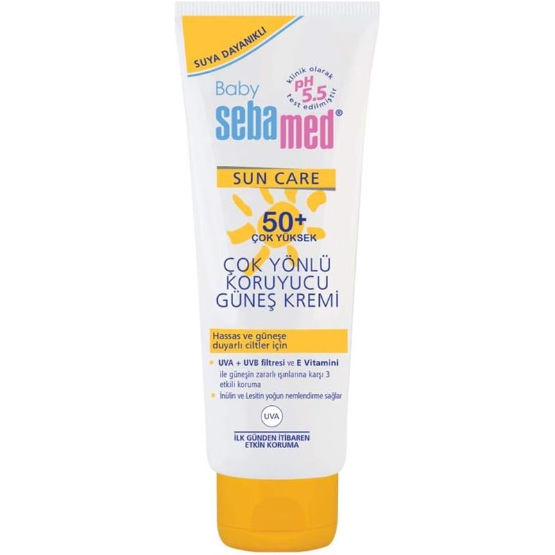 Sebamed Baby Sun Cream SPF 50+ Bebekler İçin Güneş Kremi 75ml