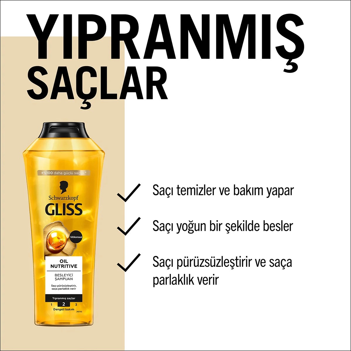 Gliss Şampuan Oil Nutritive 400 Ml