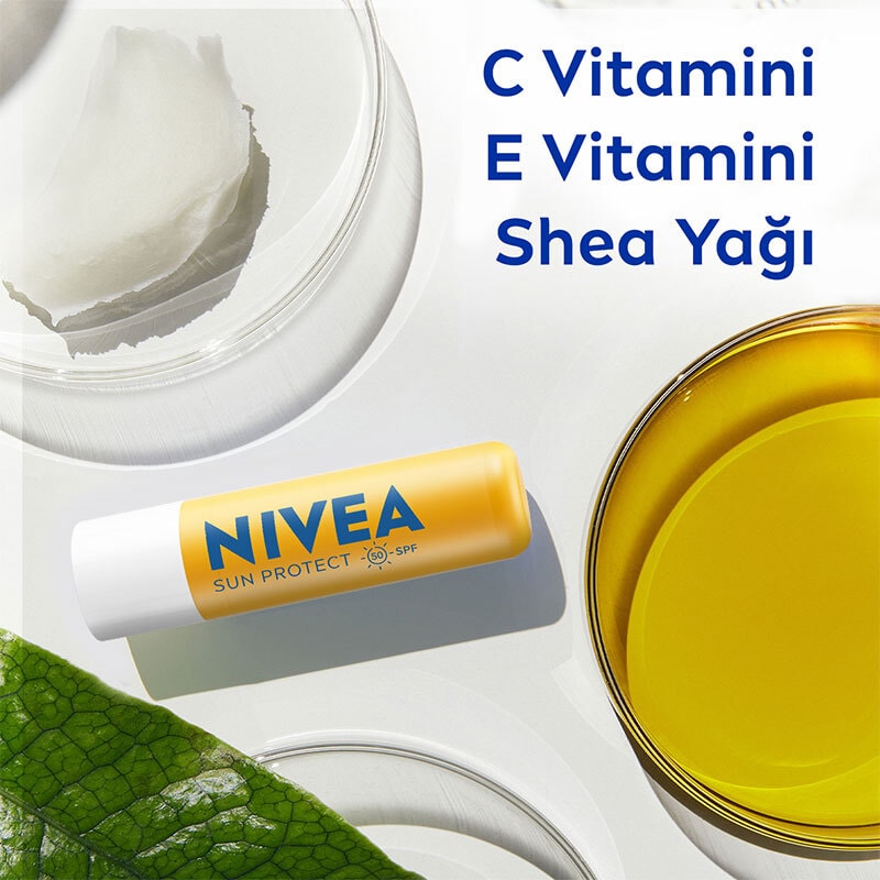 Nivea Sun SPF50 Yüksek Güneş Koruyucu Dudak Bakım Kremi 4.8 gr