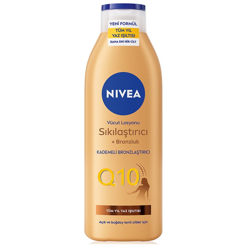 Nivea Vücut Bakım Performance Q10 Losyon Sıkılaştırıcı ve Bronzlaştırıcı 250 ml