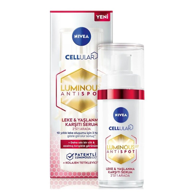 Nivea Yüz Bakım Luminous630 Yaşlanma ve Leke Karşıtı Serum 30 ml