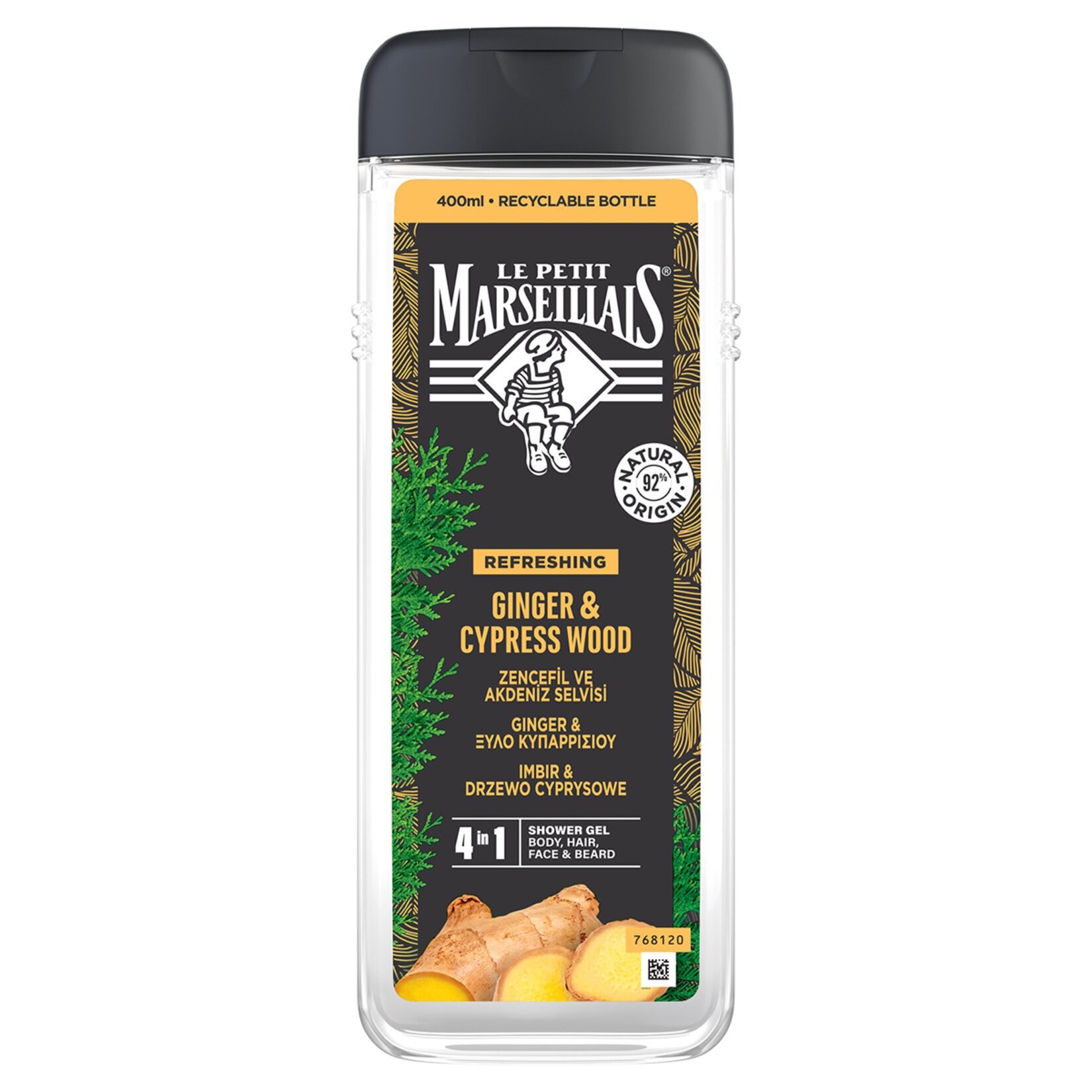 Le Petit Marseillais Duş Jeli 400 ml Zencefil ve Akdeniz Selvisi