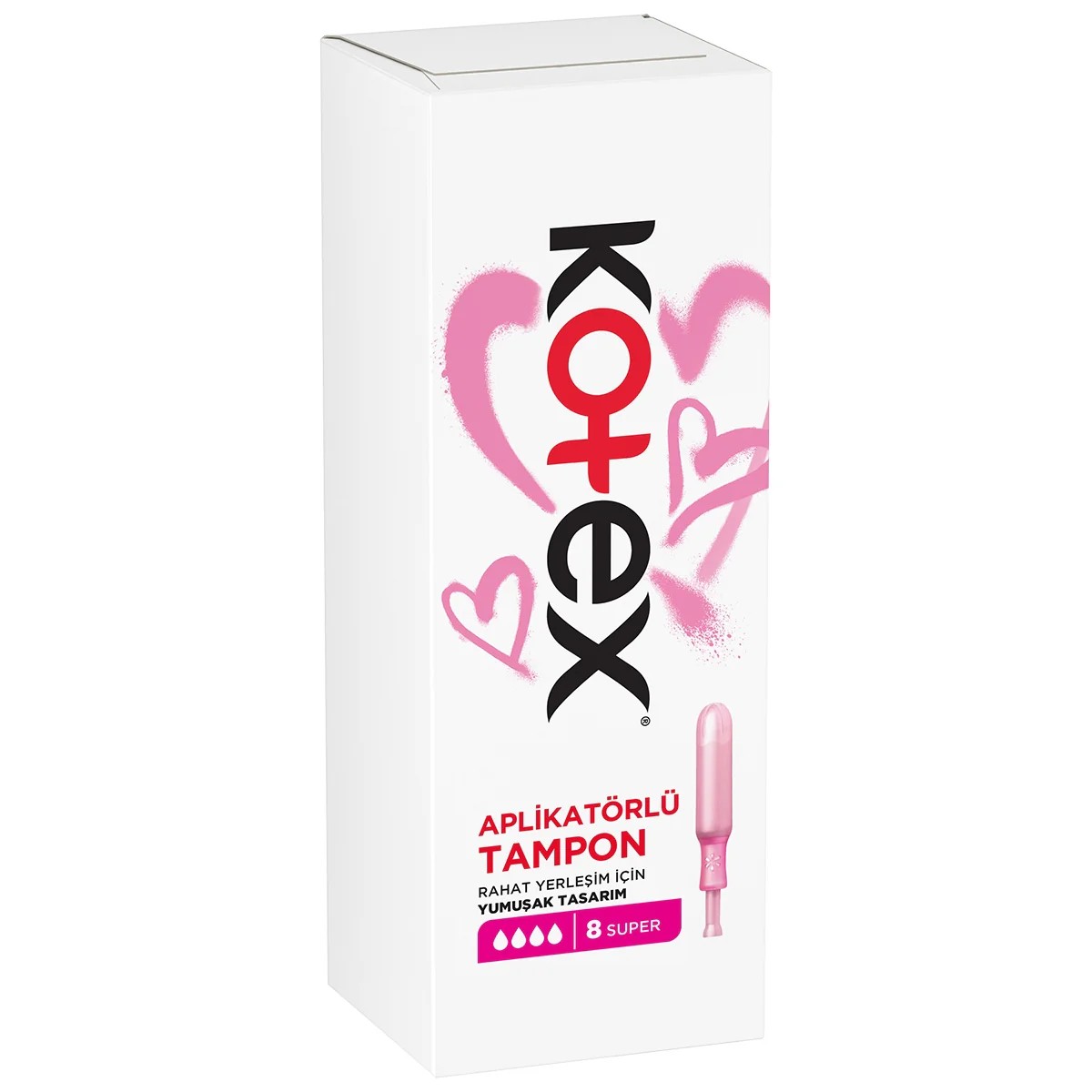 Kotex Aplikatörlü Tampon Normal 8'li