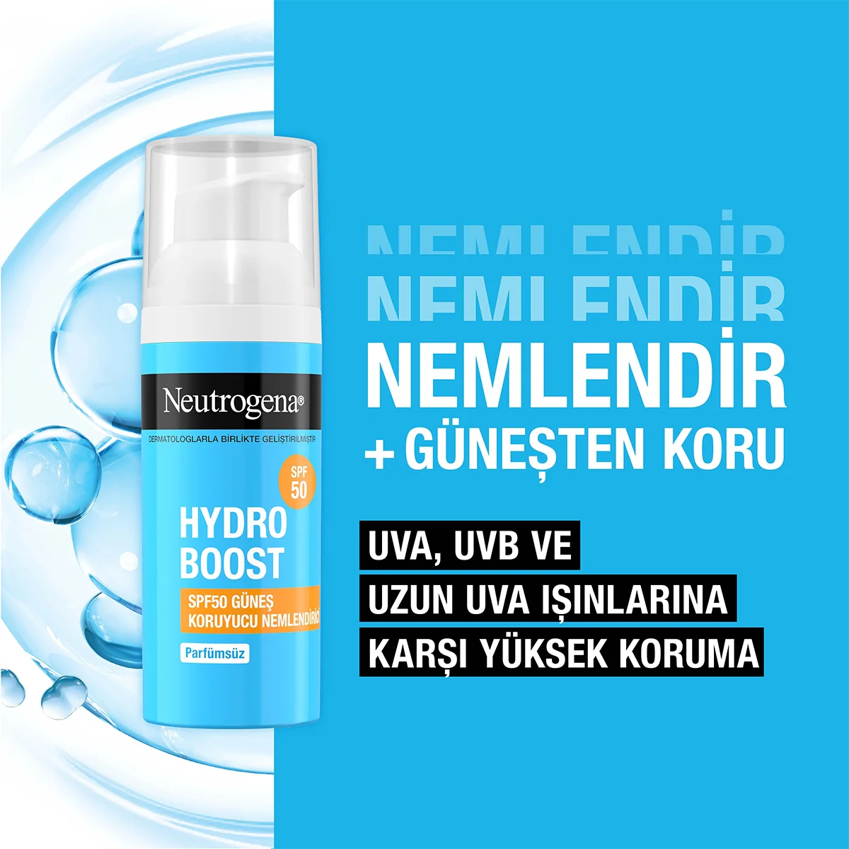 Neutrogena Hydro Boost 50 ml Güneş Koruyuculu Nemlendirici Spf 50