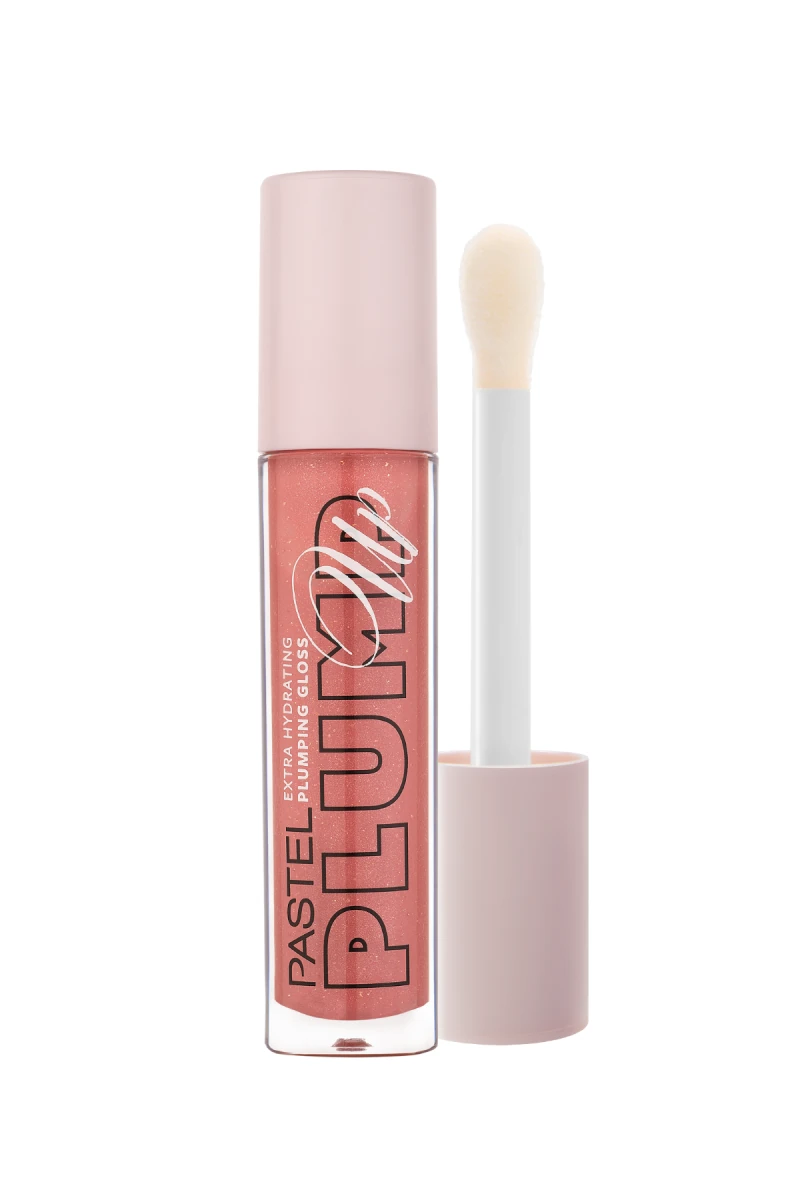 Pastel Plump Up 208 Shimmer Nude Extra Hydrating Plumping Gloss - Dolgunlaştıran Dudak Parlatıcısı