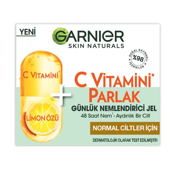 Garnier C Vitamini Parlak Günlük Aydınlatıcı Nemlendirici Krem 50ml