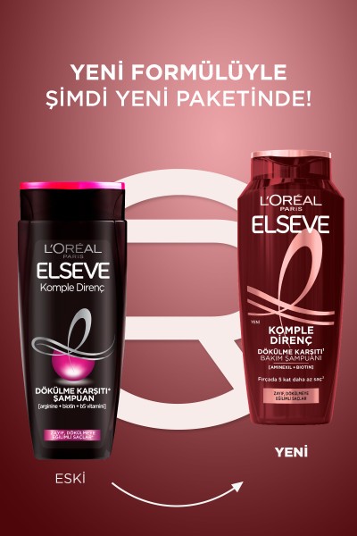 L'Oréal Paris Elseve Komple Direnç Dökülme Karşıtı Şampuan 300 ml