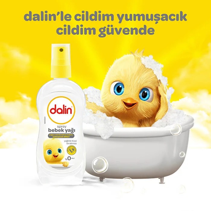 Dalin Sprey Bebek Yağı 200 ml