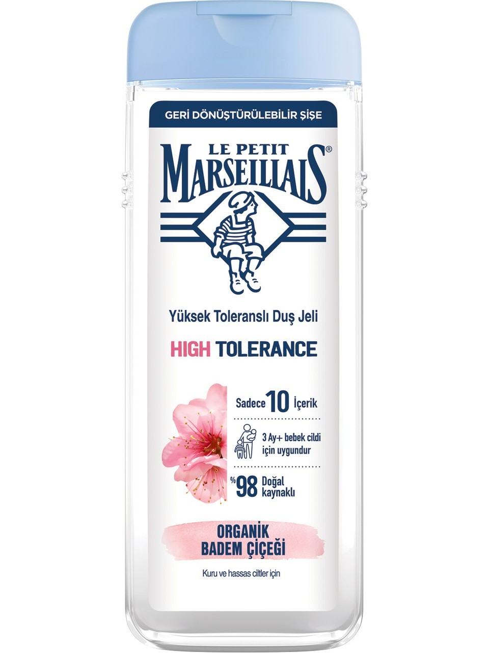 Le Petit Marseillais Hassas Ciltler İçin Yumuşatıcı Duş Jeli Organik Badem Çiçeği 400 ml