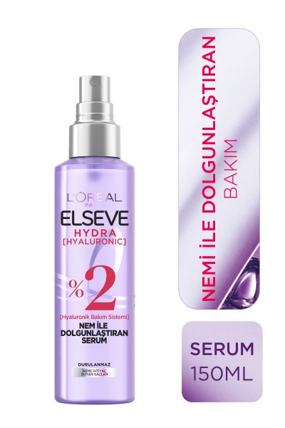 L'Oréal Paris Elseve Hydra [Hyaluronic] Nem ile Dolgunlaştıran Serum 150ml