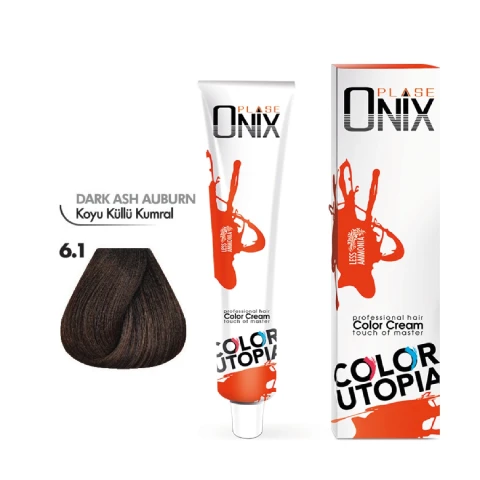 Morfose Onix Tüp Saç Boyası 6.1 Koyu Küllü Kumral 60 ml