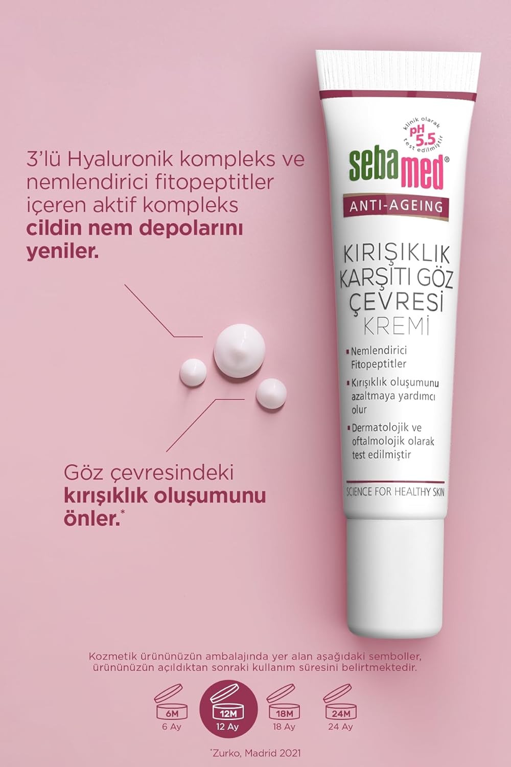 Sebamed Wrinkle Filler Eye Cream New 15 ml