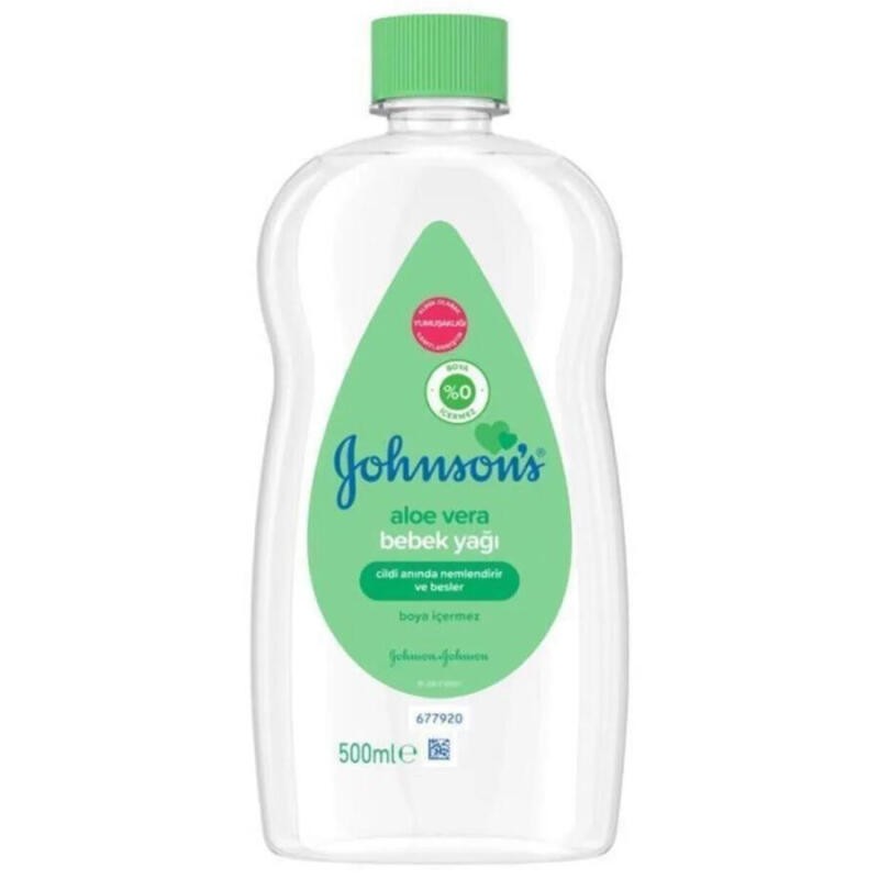 Johnsons Baby Yağı 500 ml Aloe Vera