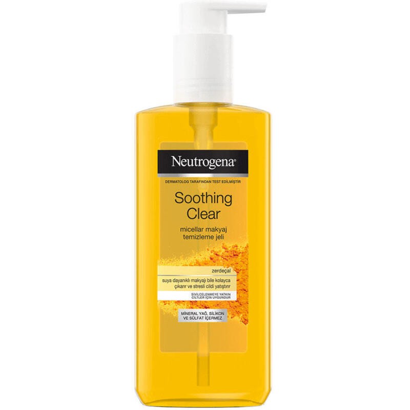 Neutrogena Soothing Clear Micellar Make-Up Remover - Makyaj Temizleme Jeli 200ml