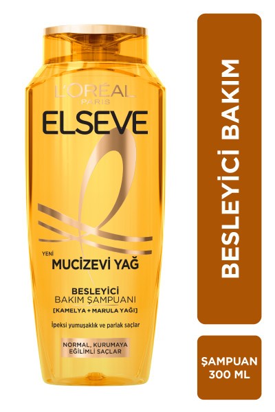 L'Oréal Paris Elseve Mucizevi Yağ Besleyici Bakım Şampuanı 300 ml