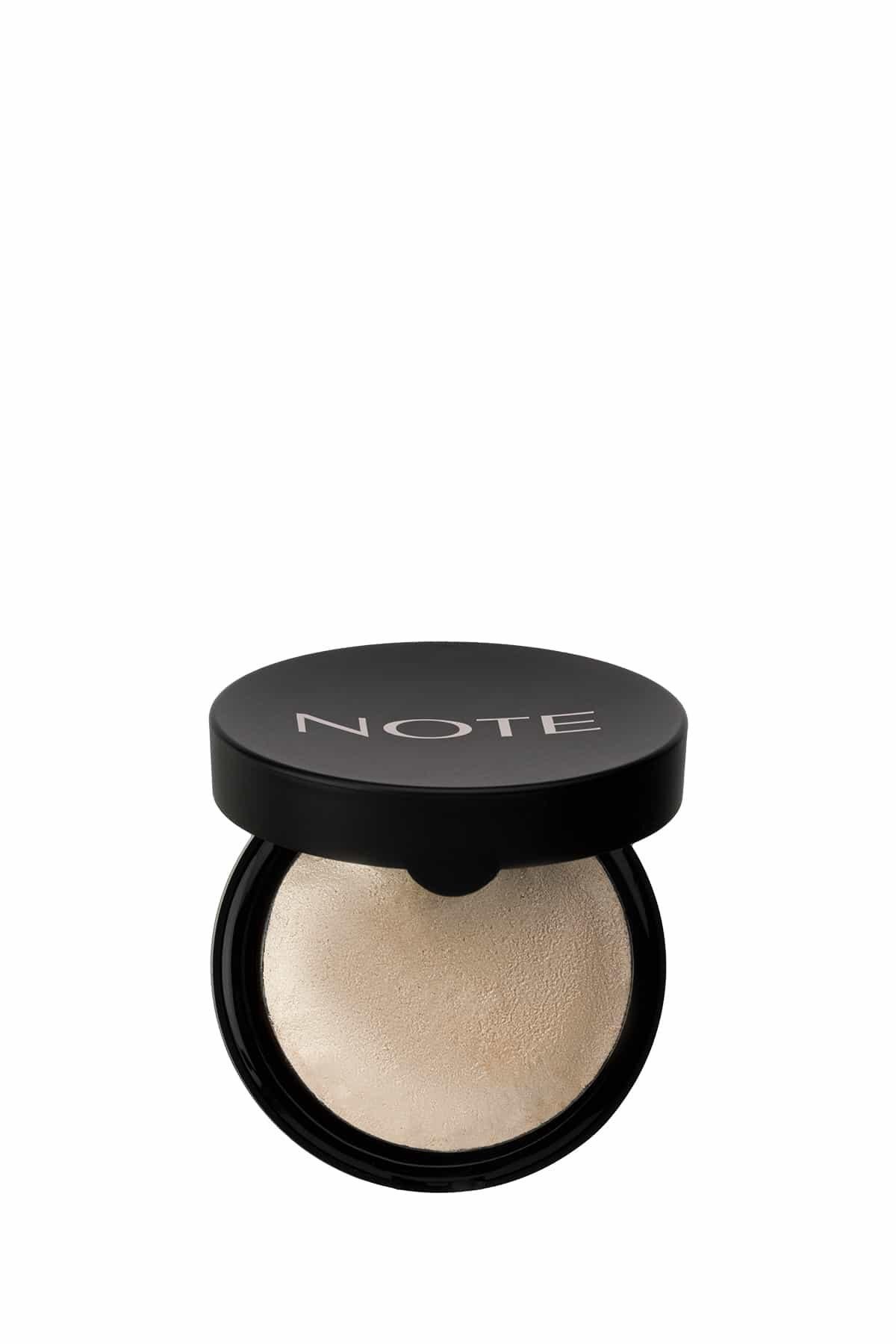 Note Baked Highlighter 01 Moonlight Işıltılı Fırınlanmış Toz Aydınlatıcı