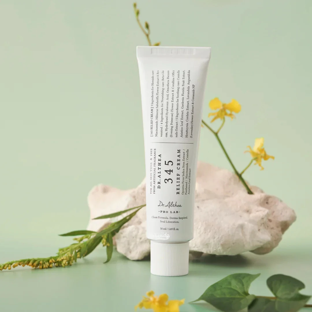 Dr. Althea – 345 Relief Cream (Akne Sonrası Bakım Yapan Besleyici ve Nemlendirici Resveratrollü Krem) 50ml