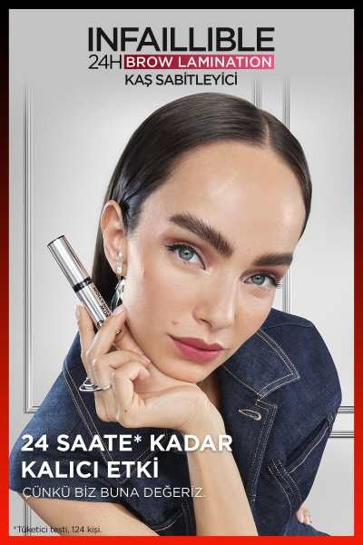 L'Oréal Paris Infaillible 24H Brow Lamination Şeffaf Kaş Sabitleyici