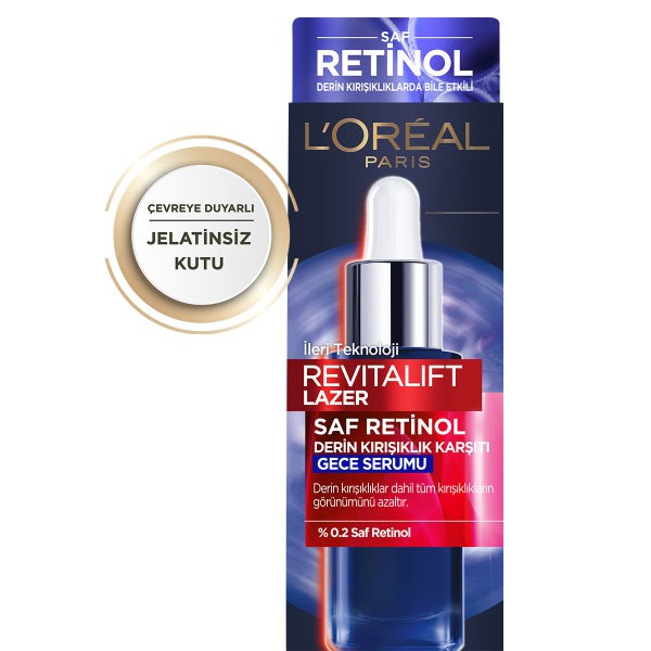 L'Oréal Paris Revitalift Lazer Saf Retinol Gece Serumu