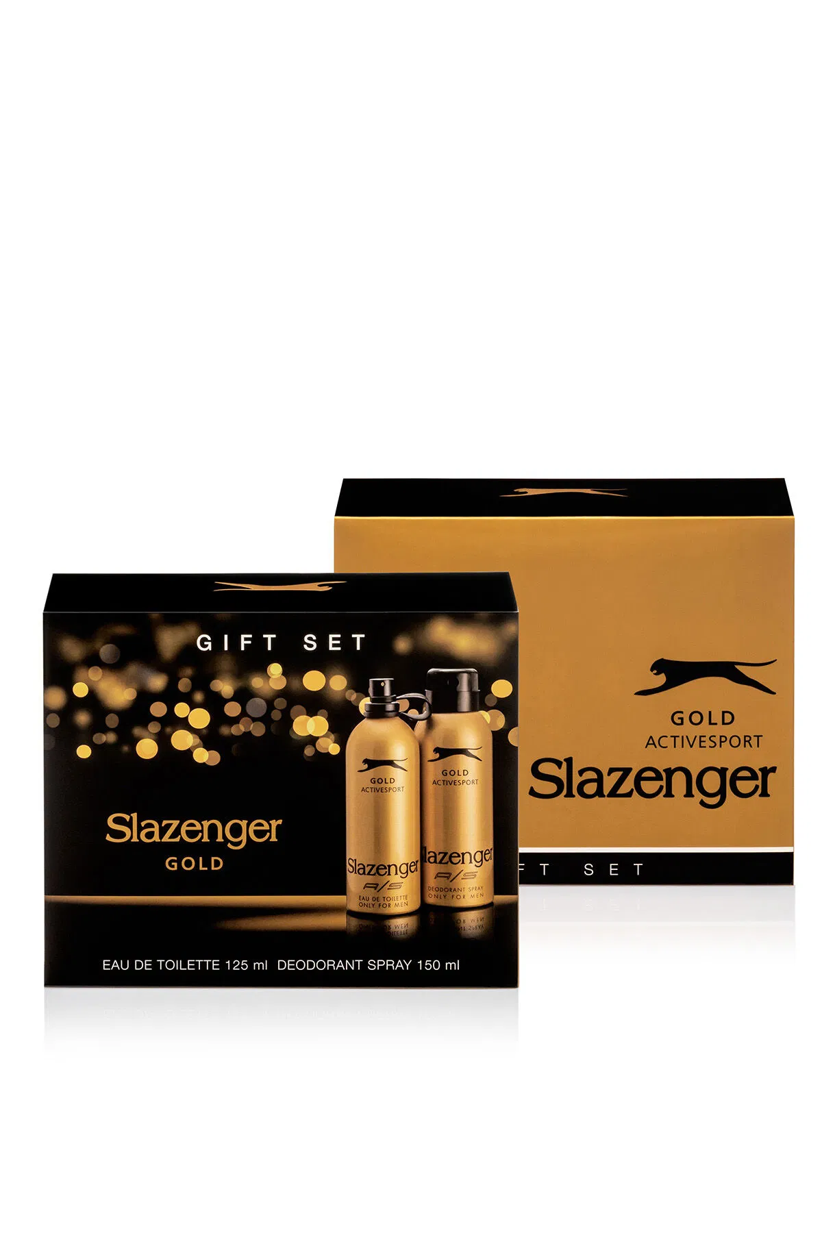 Slazenger Active Sport Gold EDT 125 ml Erkek Parfümü + 150 ml Deodorant Seti