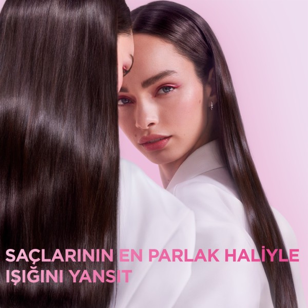 L'Oréal Paris Elseve Glycolic Gloss Mükemmel Parlaklık için Pürüzsüzleştirici Saç Kremi 150ml