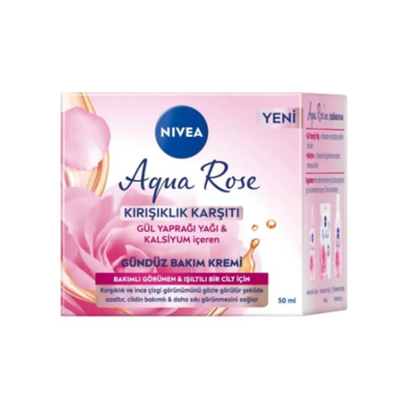Nivea Aqua Rose 50 ml Kırışıklık Karşıtı Gündüz Bakım Kremi