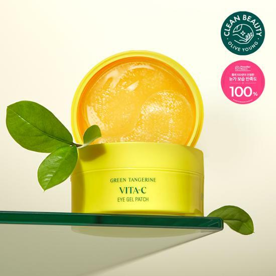 Goodal – Green Tangerine Vita C Eye Gel Patch (Yeşil Mandalina Özlü Aydınlatıcı , Leke Karşıtı Göz Altı Maskesi )
