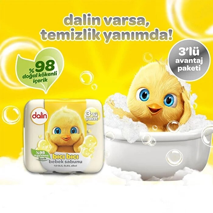 Dalin Klasik Katı Sabun 75 GR*3