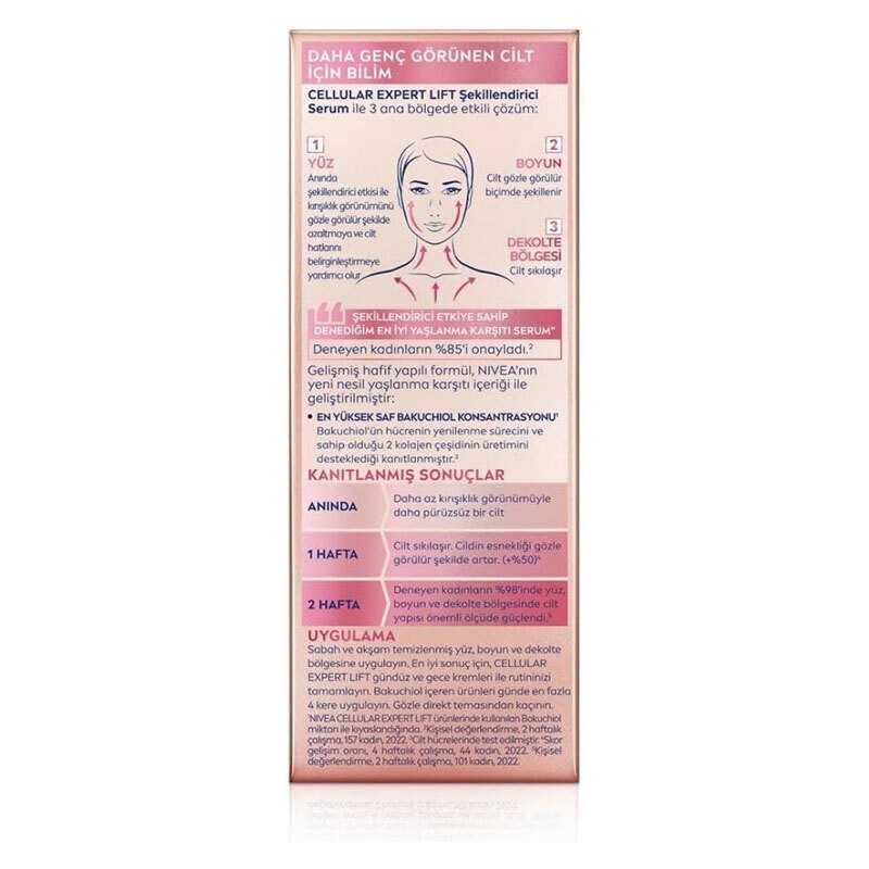 Nivea Cellular Expert Lift Doğal Retinol Alternatifi Bakuchiol Serum 30 ml