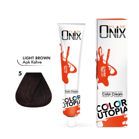 Morfose Onix Tüp Saç Boyası 5 Açık Kahve 60 ml