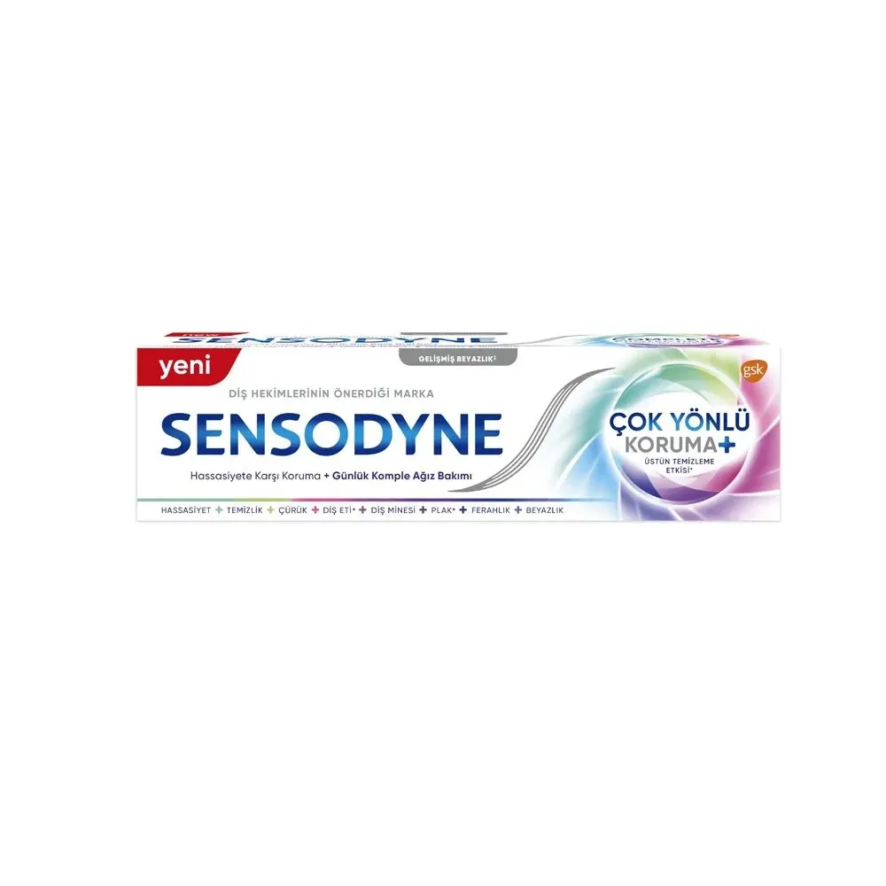 Sensodyne Diş Macunu Çok Yönlü Koruma Gelişmiş Beyazlık 75 ml
