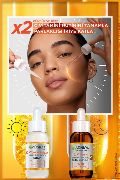Garnier C Vitamini Süper Aydınlatıcı Gece Serumu
