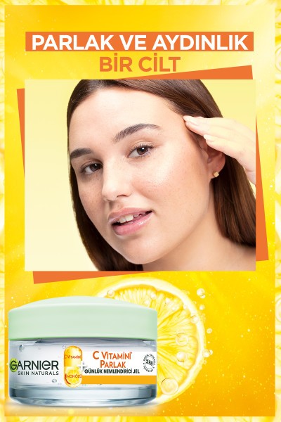 Garnier C Vitamini Parlak Günlük Nemlendirici Jel 50ml