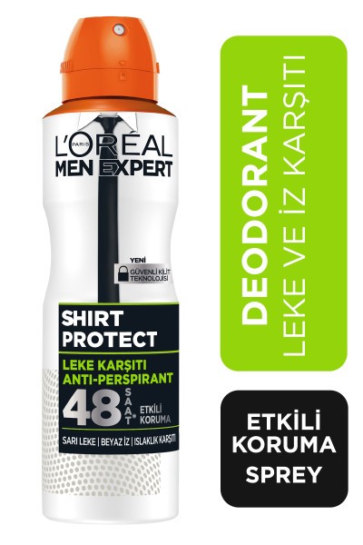 L'Oréal Paris MEN EXPERT SHIRT PROTECT ANTI PERSPIRANT DEODORANT 150ML