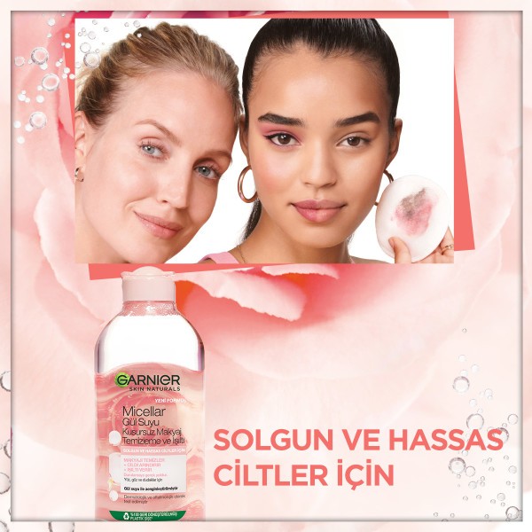 Garnier Micellar Gül Suyu Kusursuz Makyaj Temizleme & Işıltı 400ML