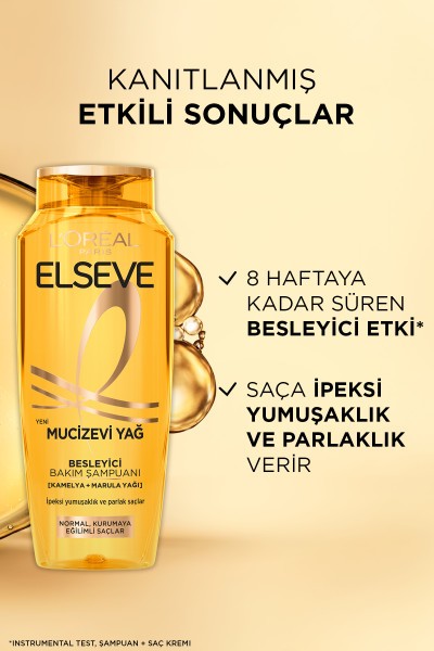 L'Oréal Paris Elseve Mucizevi Yağ Besleyici Bakım Şampuanı 300 ml