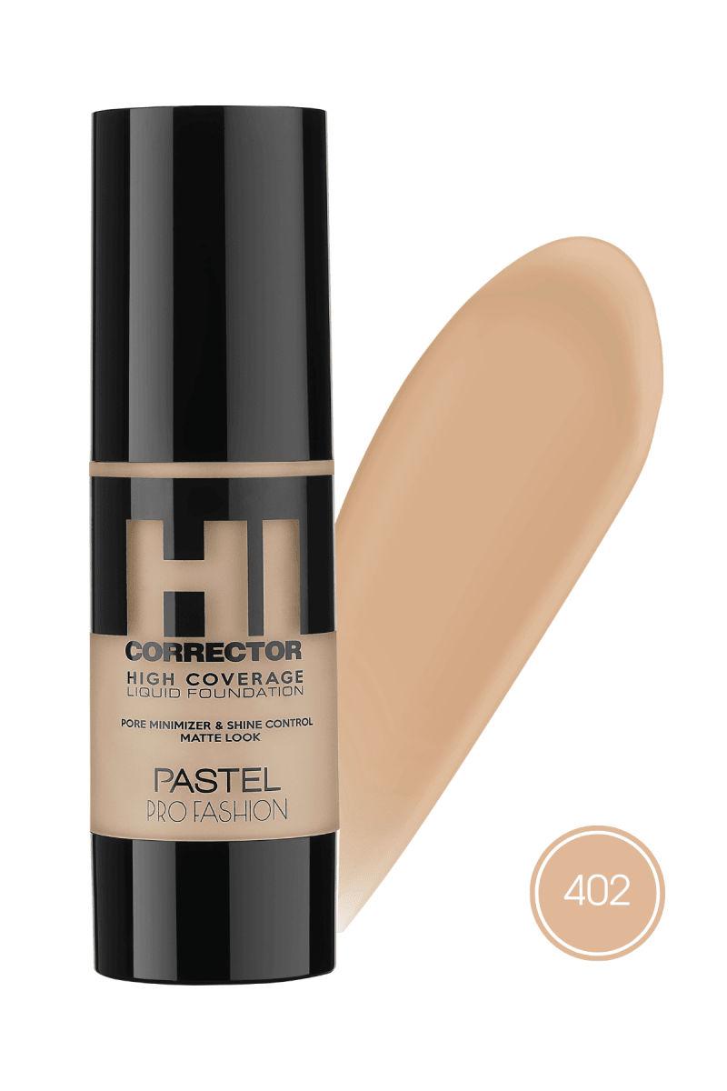 Pastel High Coverage Liquid Foundation - Likit Fondöten 402