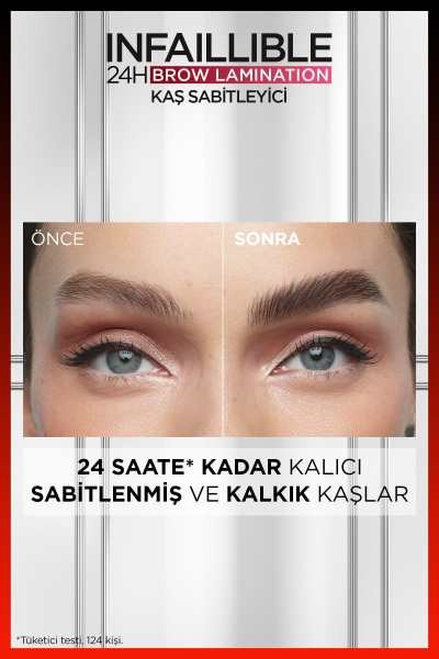 L'Oréal Paris Infaillible 24H Brow Lamination Şeffaf Kaş Sabitleyici